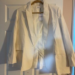 Showpo oversized white blazer